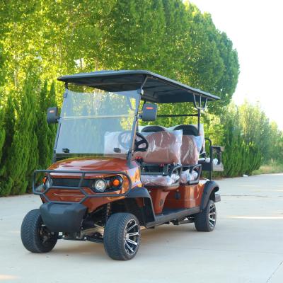 China Introducing The All-New Luxury Four-Seater Electric Golf Cart, Blending Advanced Technology With Eco-Friendly Principles For An Unparalleled Green Travel And Comfortable Riding Experience for sale