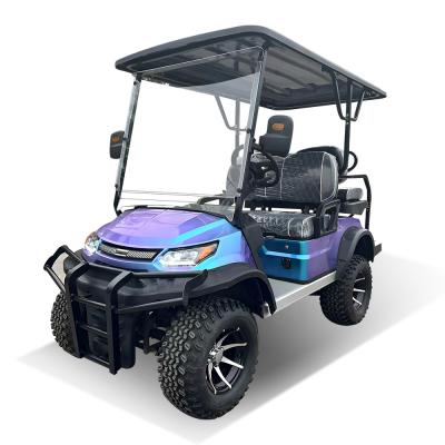 China Fashion Meets Performance: Colorful Golf Cart – Blending Stunning Aesthetics With Superior Capabilities For A More Effortless And Enjoyable Course Experience for sale