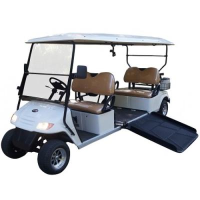 China Four-Seater Electric Golf Cart For Disabled People With Disabled Slope Supports Customization Of Multiple Seats And Provides CE Certification for sale