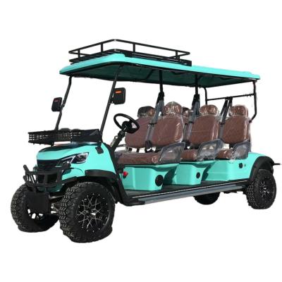 China 4 Wheel Drive 2 4 6 Seater High Speed Legal Street Electric Off Road Wholesale Golf Cart Utility Vehicle for sale