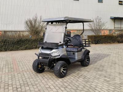 China Silver Gray 2+2-Seater Electric Golf Cart Lithium Battery Can Be Customized With Color And LOGO And Provides CE Certification for sale