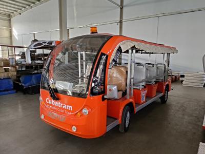 China New Energy Lithium Battery 17-seater Enclosed Bus With Customizable Color And LOGO Suitable For Airport Pickup And Scenic Spot Sightseeing for sale