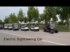 Tourist Electric Sightseeing Car 35mph Energy Saving Customized