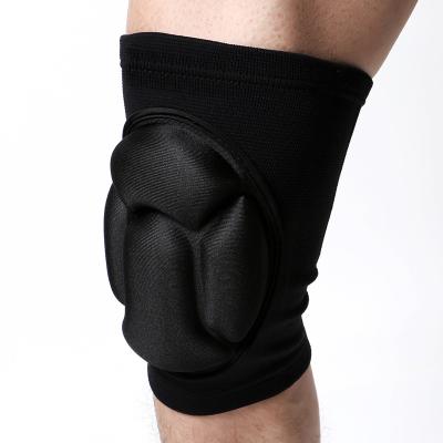 China Sport Pad Customized Logo Thick Sponge Collision Avoidance Anti-Skid Knee Sleeve for sale