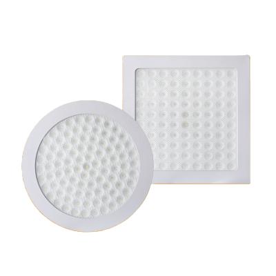 China Modern High Lumen High Lumen Honeycomb LED Light Effeciency Backlit LED Panel Light Round Square LED Panel Lamp for sale