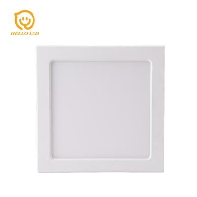 China Meeting Rooms Indoor Ceiling Lighting Bivolt Recessed Square Lampadas 6w 120mm Thin Painel De Led for sale