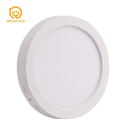 China Indoor meeting rooms CE RoHs factory price 12 watt smd 2835 ceiling housing outdoor mounted lamp 12w round LED panel light 12W for sale