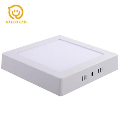 China IP20 Indoor Meeting Rooms Lighting Office 3000K 4500K 6500K 18w Square Led Surface Mounted Panel Light for sale