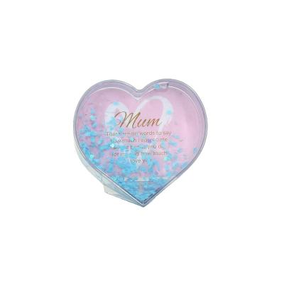 China Modern Customized Mini Acrylic Liquid Floating Glitter Picture Frames Water Glitter Photo Frame for sale