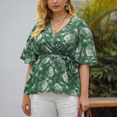 China Manufacturer-Supplier Beach Vacation High-waisted Chiffon Bohemian Blouse Anti-Pilling For Women for sale