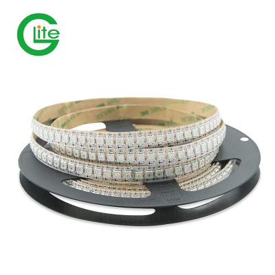 China Glite WS2812 Digital RGB 144LEDs/m DC5V IP20 LED Accessible Hotel Light with smd5050 chips remote led strip for hotel for sale