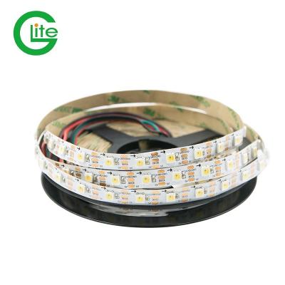 China Glite SK6812 SMD5050 Desktop LED Chips WWA 60LEDs/m DC5V IP20 Addressable LED Strip With CE Rohs Certificate For Desktop for sale