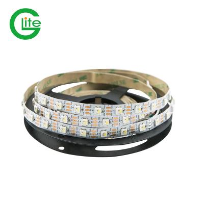 China LANDSCAPE Glite SK6812 RGBW 4 in 1 similar WS2812B 60LEDs/m DC5V IP20 LED Individual Addressable Strip for Landscape for sale