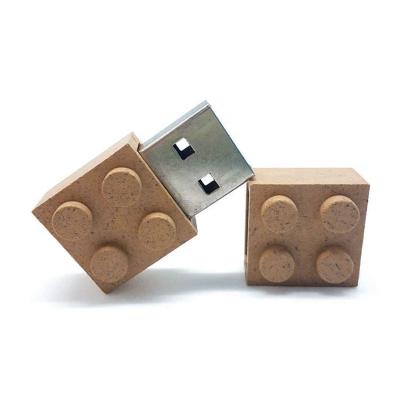 China Super eco-friendly lego mini brick usb flash drive 4gb 8gb 16gb 32gb factory fibers 64gb pendrive 128gb for sale