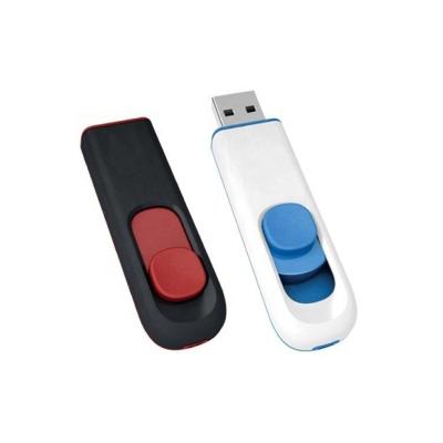 China Custom Logo Plastic USB Flash Drives Slide Memorias USB Stick 32gb Pen Drive Wholesale USB Gadgets for sale