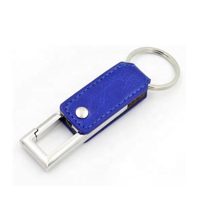 China Wholesale New Fashion Leather Loop Design USB Drive Custom Carabiner USB Stick Pen Drive Instant For Gifts for sale