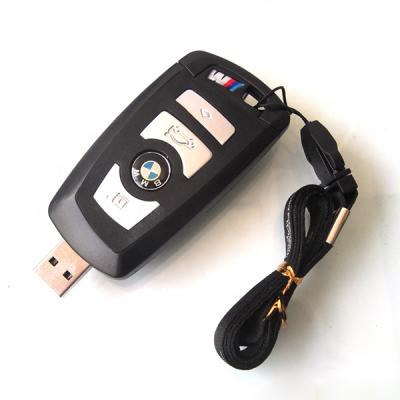 China Plastic Car Key USB Flash Drive With Key Chain / USB Flash Drive / Custom USB Stick for sale