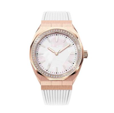 China Various Brand Slim Hip Hop Watch Stainless Steel Crystal Rhinestone Quartz Watch Wrist Alarm Factory Manufacture for sale