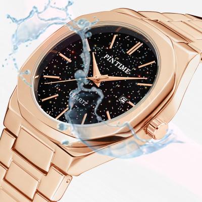 China Relogio Masculino star dial quartz watch men's ultra-thin date brand automatic luxury waterproof sports military couples wristwatches for sale