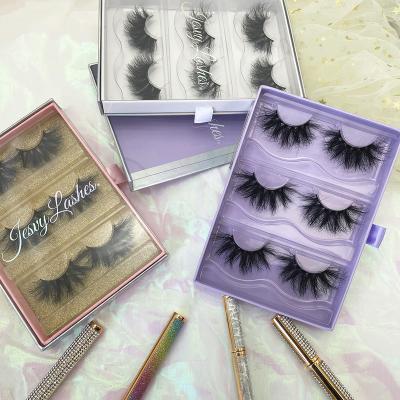 China Good quality high quality real mink lashes wholesale packing box mink lashes3d luxury seller 25mm private label wick book for sale