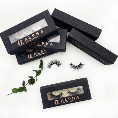 China Wholesale good quality natural mink lashbox eyelashes 3d lashess 25mm full lashes full strip lashes seller bundling seller for sale