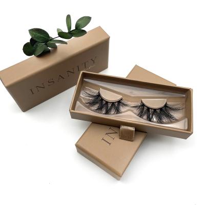 China Full Box Good Quality 5D 25mm Mink Eyelashes Vendor Strip Eyelash Packaging 3D Mink Lash Case Custom Distributors False for sale