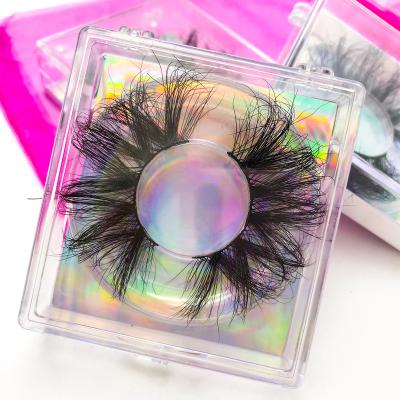 China Good quality 100%real mink lashes wholesale mink eyelashes 3d mink eyelashes private label custom brand eyelash packaging for sale