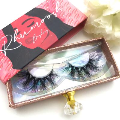 China Beauty Highlights Products Good Quality Seller 100% Real 3D 5D 25mm 25mm 30mm Mink Eyelashes With Custom Label for sale