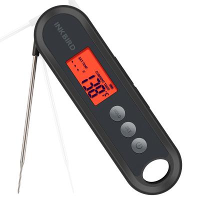 China Wifi Food Grade Waterproof Wireless Digital Food Grill BBQ Thermometer Kitchen Stainless Steel Inkbird Instant Thermometer for sale