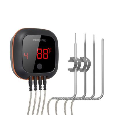 China Meat Thermometer with IBT-4XS Magnet Back Inkbird Smart Wireless BBQ Meat Thermometer for sale