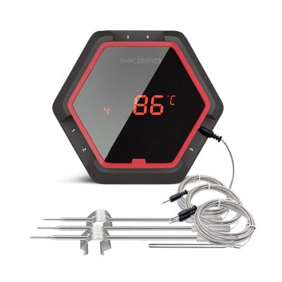 China Wireless Meat Thermometer with 4 Probes Inkbird Free Shipping Digital Oven Thermometer IBT-6X for sale