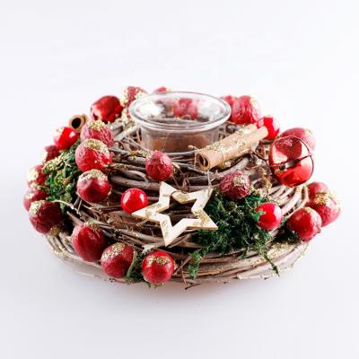 China Wholesale Natural Branch Natural Glass Candle Holder Christmas Factory Price Branch Wood Candle Holder for sale