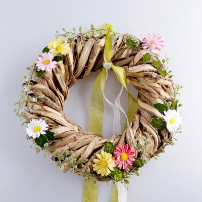 China Newest Events Decoration Christmas Decoration Artificial Flower Wooden Door Garlands For All Seasons for sale