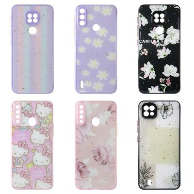 China Shockproof Wholesale Flower Mobile Case For Motorola G9 Custom Case Game Phone Drop Glue Back Cover for sale