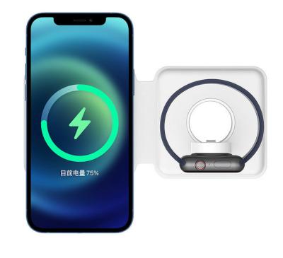 China Wireless Charging Magnetic Mobile Cell Phone 15W Qi Wireless Charger For iPhone Fast Charging for sale