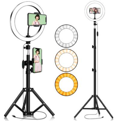 China Multifunctional HOT SALE LED Selfie Ring Light with Stick for Live Broadcast for sale