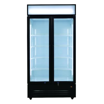 China Three-door Vertical Refrigerator Cabinet Single-Door Hotel Double-Door Refrigerator Display Cabinet Direct Cooling Fruits and Vegetables for sale