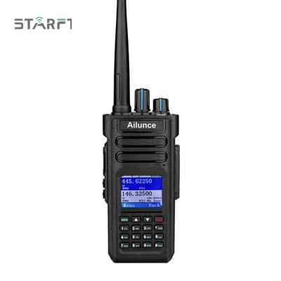 China Security Ailunce HD1 10W IP67 Scanner CE Ham Radio 3000Channels UHF GPS VHF VHF Dual Band UHF GPS DMR Walkie Talkie for sale