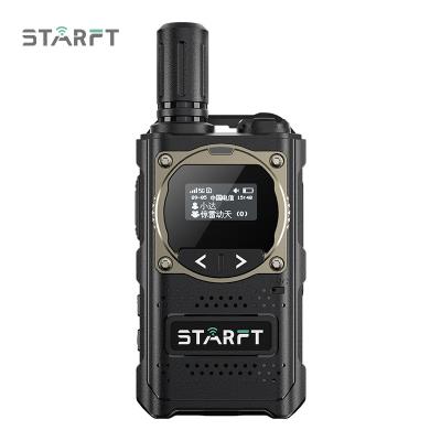 China Latest Rise 4G Starft XP618 Public Network POC Walkie Talkie Long Range XP618 Dual SIM Card Two Way Radio Walkie Talkie for sale