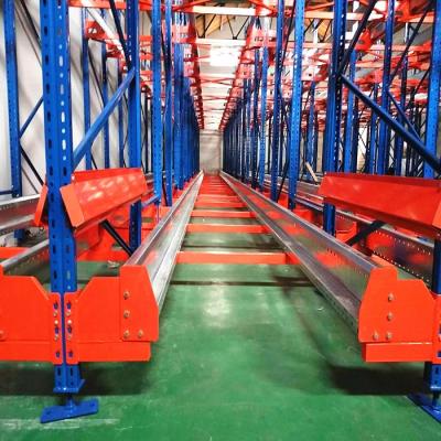 China Corrosion Protection ISO CE Tested Automatic Warehouse Storage Radio Shuttle Pallet Racking System for sale