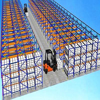 China Corrosion Protection High Capacity Stackable Warehouse Drive In Pallet Rack for sale