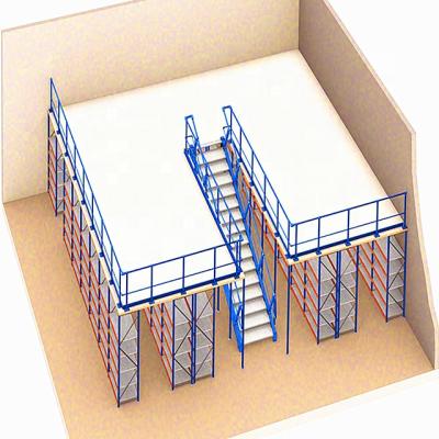 China Quality Guaranteed Corrosion Protection ISO and CE Steel Structure Mezzanine Floor Platform for Warehouse Storage for sale