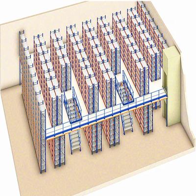 China Corrosion Protection Factory Price Multilevel Warehouse Storage Mezzanine+racking ISO9001 CE for sale