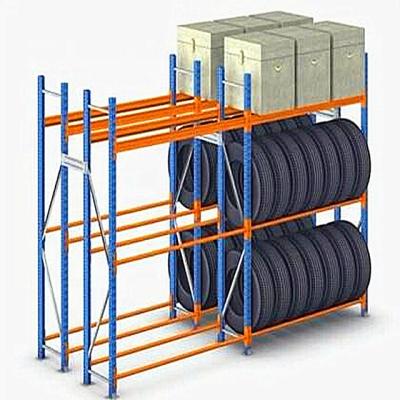 China Corrosion Protection Over Storage Capacity ISO9001 CE Stackable Tire Pallet Rack Storage System for sale