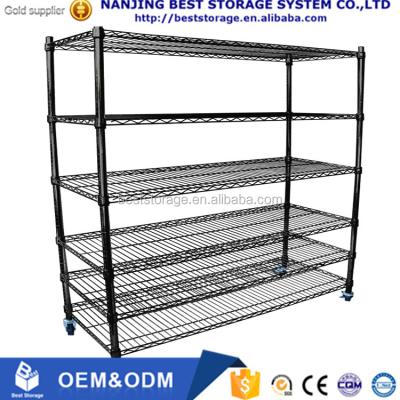 China Best Corrosion Protection Nanjing Storage Chrome Wire Shelf Racks ISO CE Certificated for sale