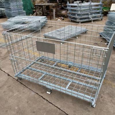 China Corrosion protection ISO9001 and CE low price food storage container / cold storage container / roll container cage trolley for sale