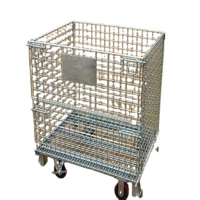 China Hot Selling Popular Style Corrosion Protection Corrosion Protection Wire Mesh Galvanized Storage Cage Container for sale