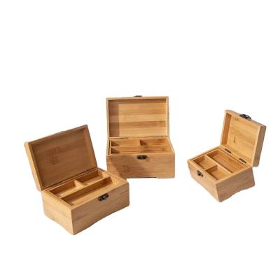 China China Wooden And Bamboo Luxury Gift Box Packaging Christmas Tea Box Bento Bread Storage Customized Wholesale With Logo Cosmetic for sale