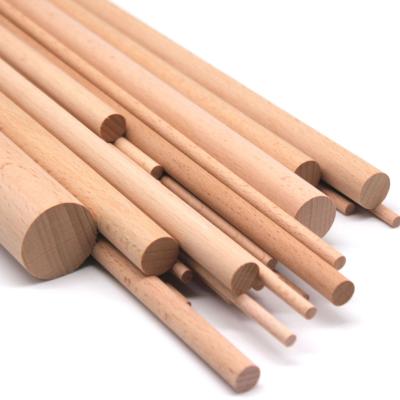 China Europe Factory Direct Finished Finger Rods Birch Wooden Round Stick Straight And Smooth For DIY Crafts And Customized Sizes for sale