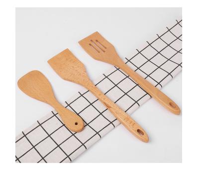 China Sustainable Natural Wooden Utensil Wood Spatula Attractive Price Wooden Pockets And Spatulas for sale